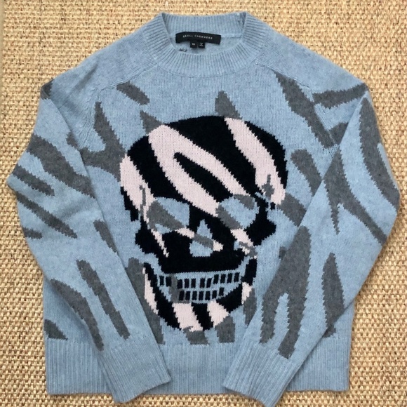 360 Skull Cashmere Jaden Skull Cashmere Wool Sweater - Picture 4 of 4